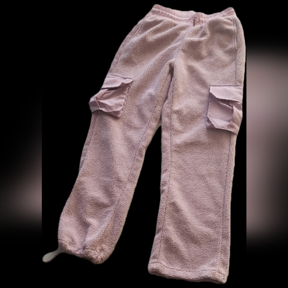 Cozy Pink Fleece Joggers